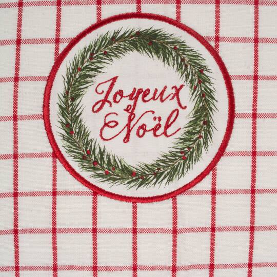 DII® Assorted Noel Embellished Dishtowel Set
